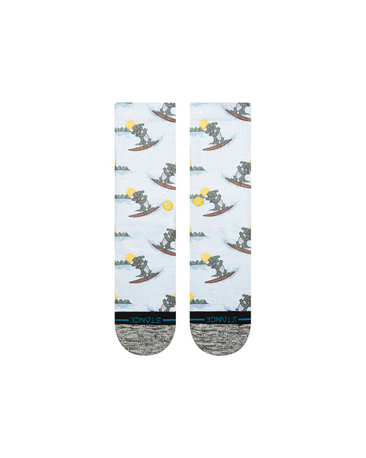 Stance Later Gator Crew Socken Hellblau