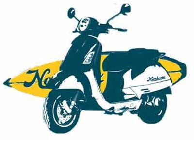 Northcore Surfbrett-Moped-Tragegestell