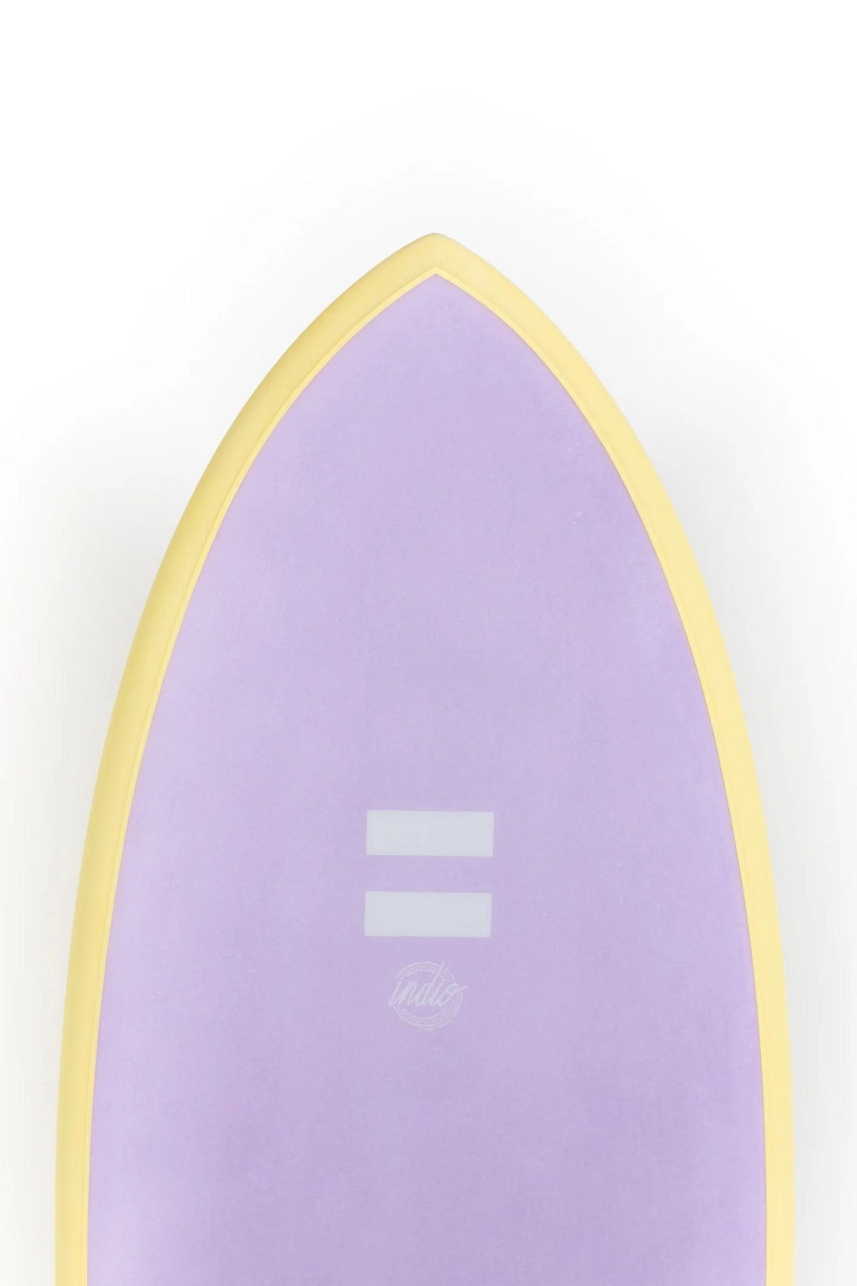 Indio Endurance DAB Fish Surfboard Cream Lilac Pink 5'3"