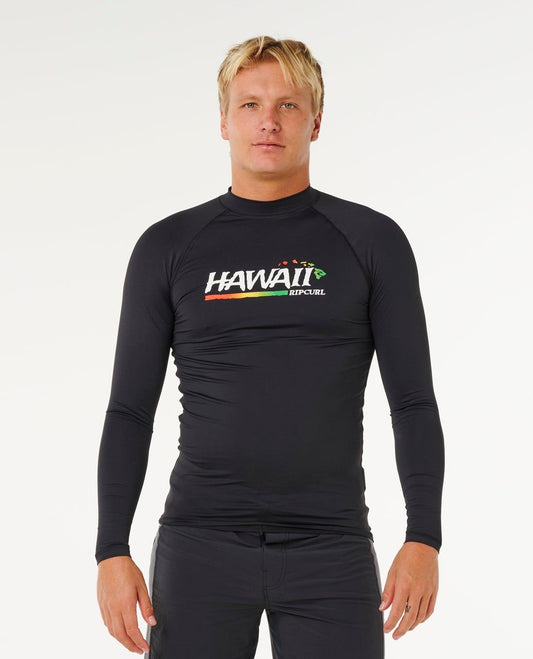 Rip Curl Hawaii Gritty UPF Longsleeve Black