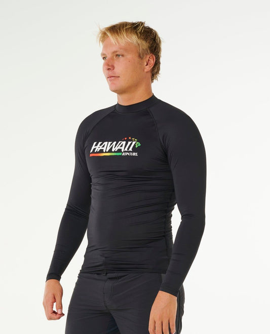 Rip Curl Hawaii Gritty UPF Longsleeve Black