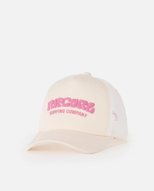 RipCurl Mixed Revival Trucker Cap Natural/Pink Natural / Pink