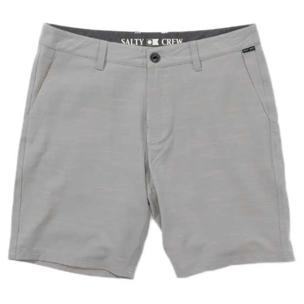 Calções híbridos Salty Crew Drifter 19 em tecido texturado cinzento