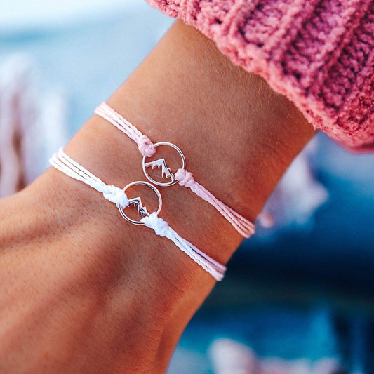 Pura Vida Sierra Rose Gold Brc Baby Pink