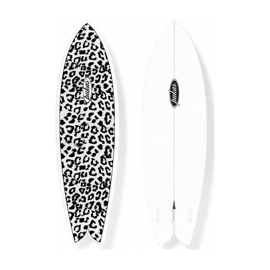 Pukas Leopard Fish Surfboard 5'6