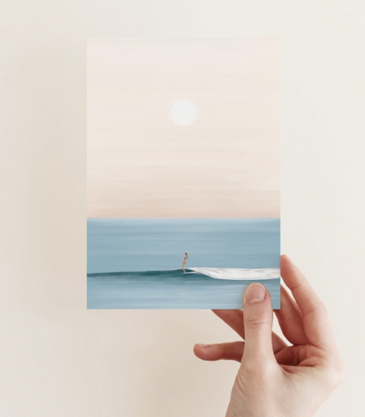 Studio Trev Tiny Wave Club Postcard