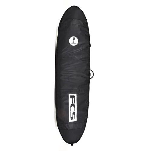 FCS Travel 1 Longboard 9'2" Schwarz/Grau
