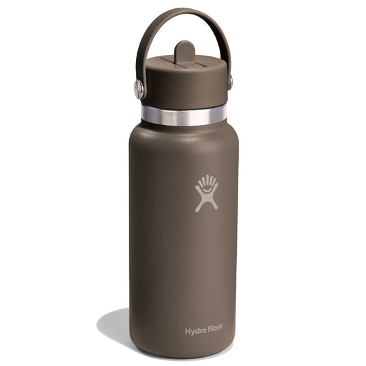 Hydro Flask 32oz Wide Flex Straw Cap Trinkflasche Braun