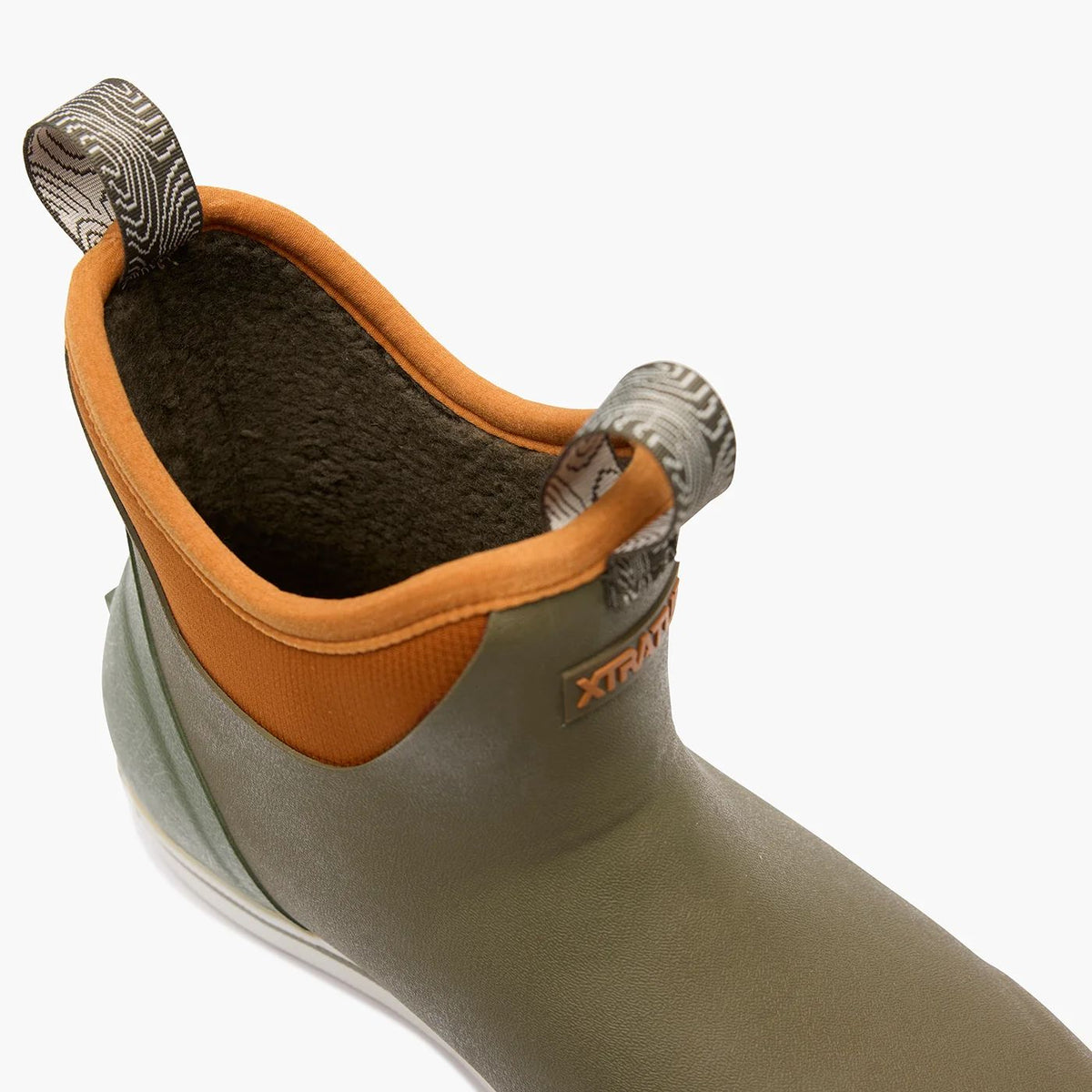 Xtratuf Men's Collection Ankle Deck Winter Boot Dark Olive / Spice