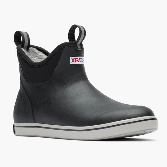 XTRATUF Men's Cold Weather Ankle Deck Boot Black