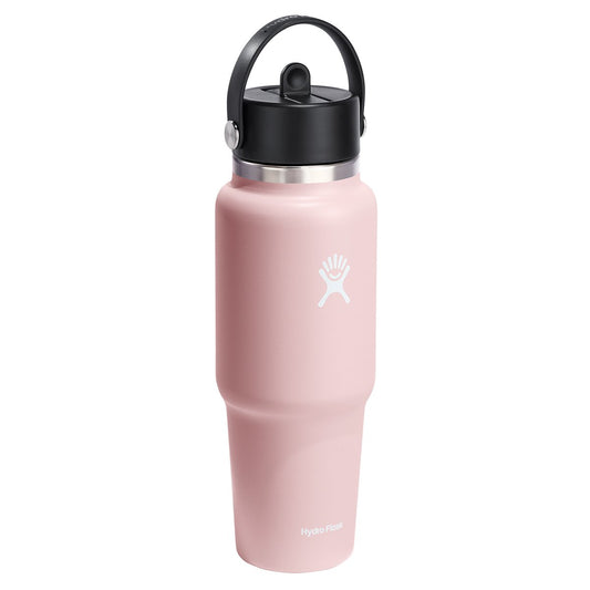 Hydro Flask 32oz Wide Flex Straw Travel Trillium Trinkflasche Hellpink