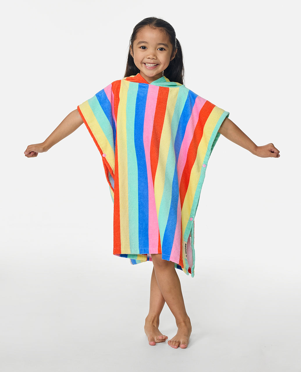 Rip Curl Mixed Snap Cotton Hooded TWL Girl Multi