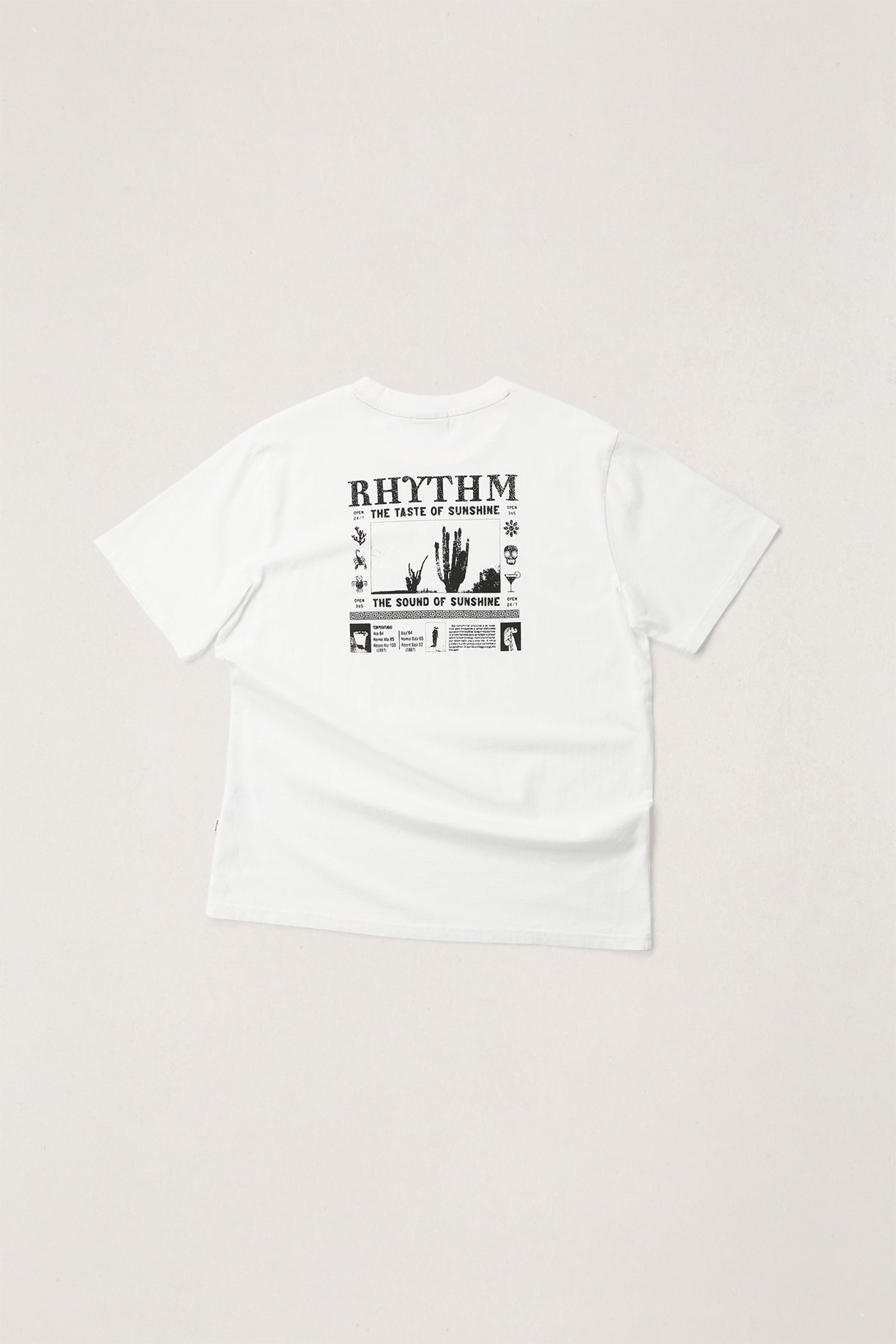 Rhythm Cactus Vintage SS T-Shirt Vintage White