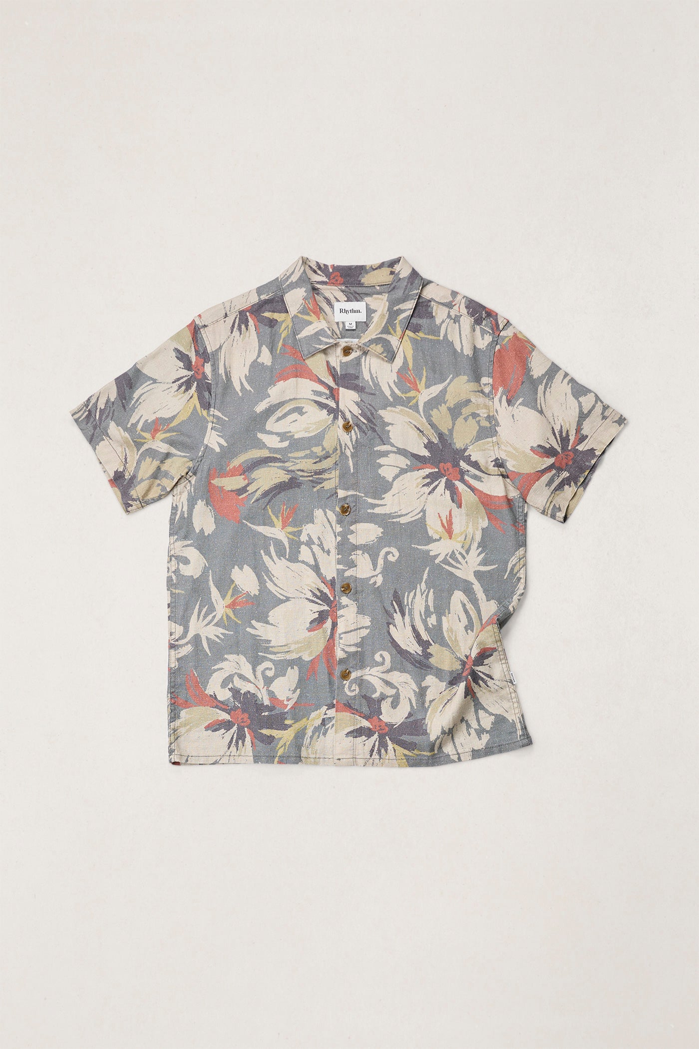 Rhythm Tropical Camo Kurzarmhemd