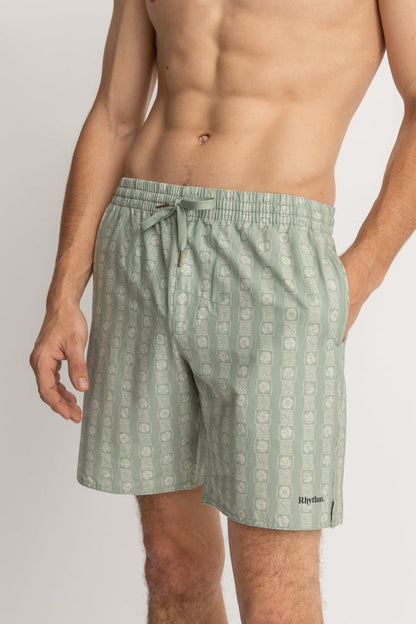 Rhythm Tile Stripe Beach Short