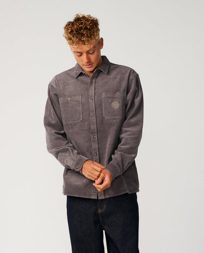 RipCurl Premium Surf Cord Longsleeve Deep Mushroom