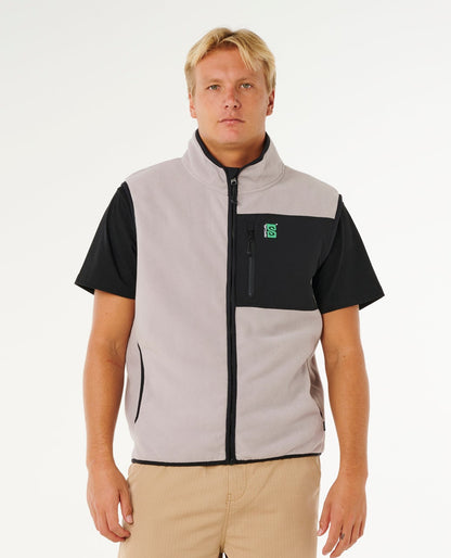 Rip Curl Search Polar Fleece Vest Stone