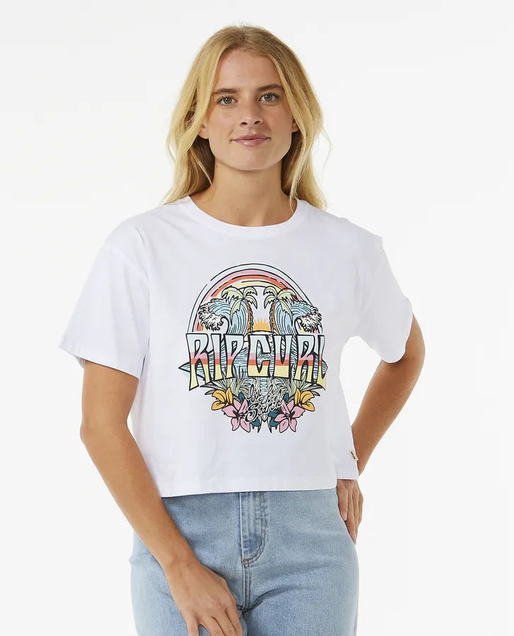 Rip Curl Block Party Crop T-Shirt