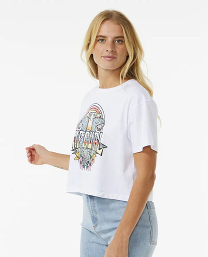 Rip Curl Block Party Crop T-Shirt