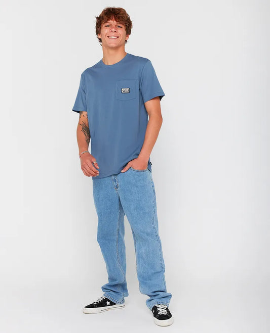 T-Shirt Rip Curl Sportline Badge Branca