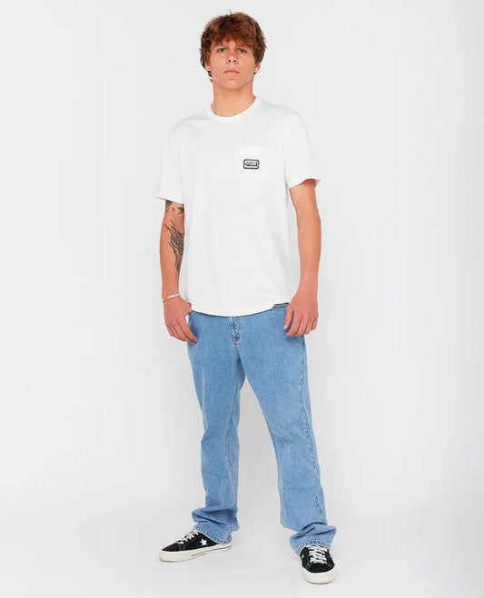 T-Shirt Rip Curl Sportline Badge Branca