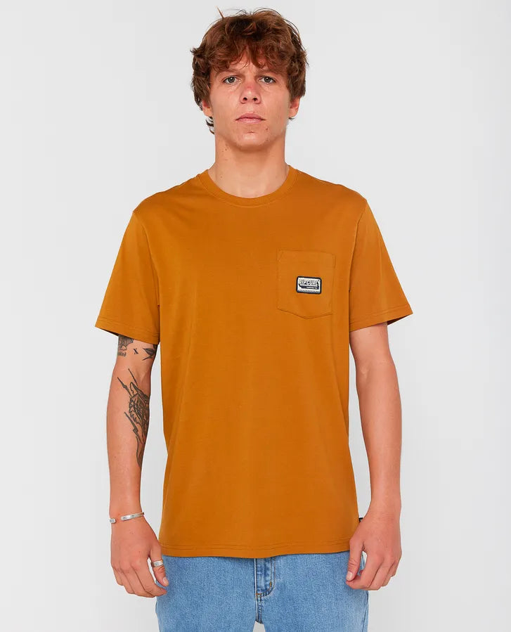 Rip Curl Sportline Badge T-Shirt Orange
