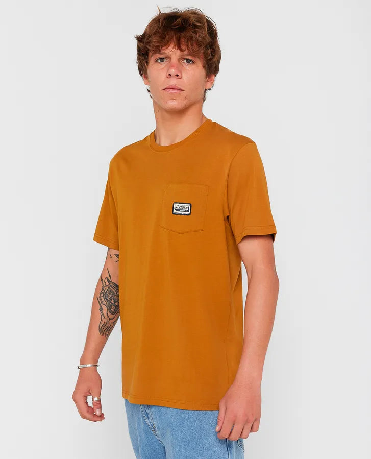 Rip Curl Sportline Badge T-Shirt Orange