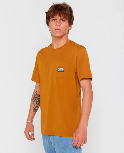 Rip Curl Sportline Badge T-Shirt Orange