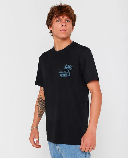 Rip Curl Sportline Tubular T-Shirt Schwarz