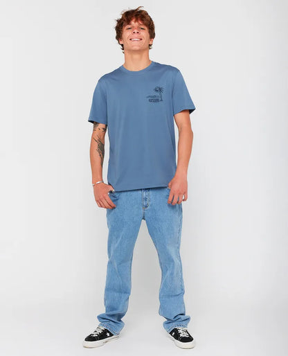 Rip Curl Sportline Tubular T-Shirt Blau