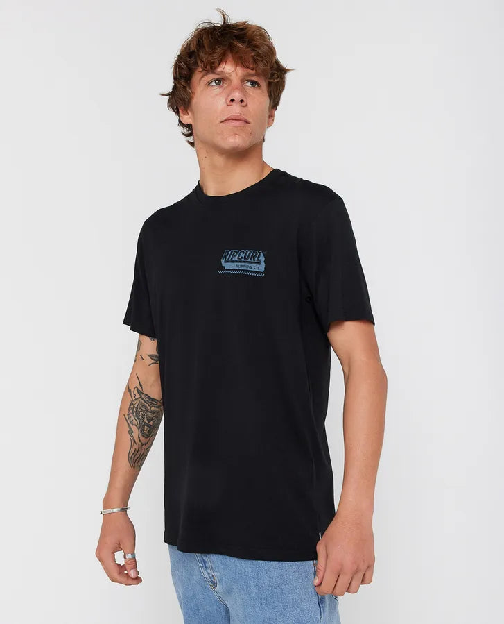 Rip Curl Sportline F&B Standard T-Shirt Schwarz
