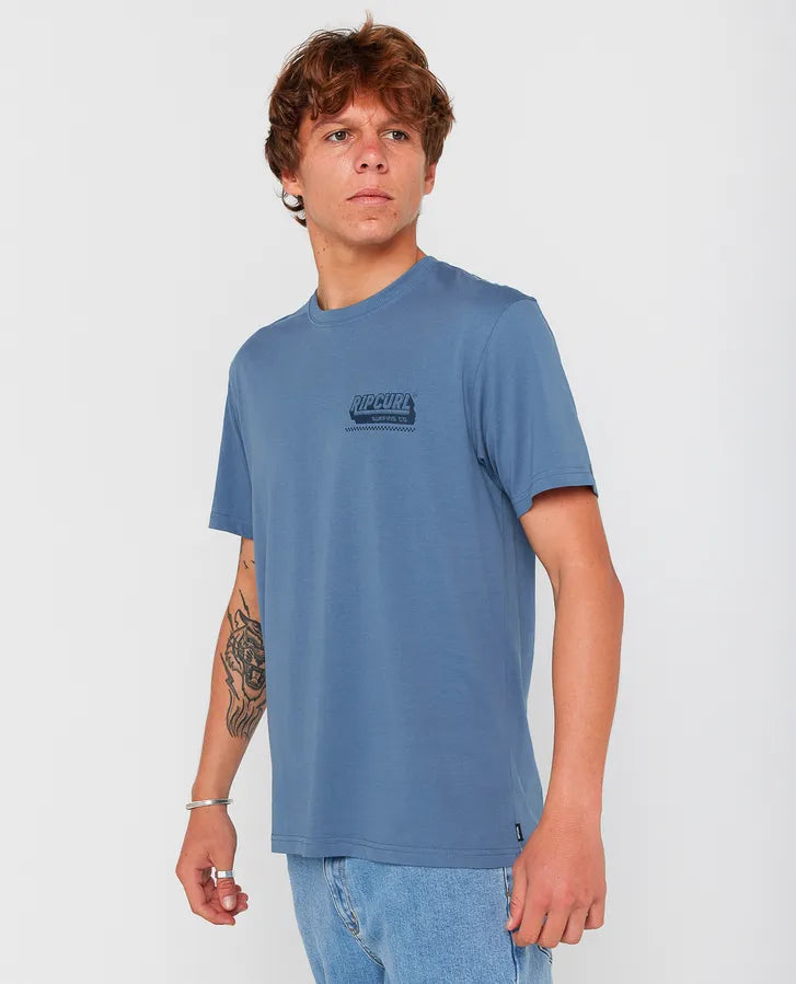 Rip Curl Sportline F&B Standard T-Shirt Blau