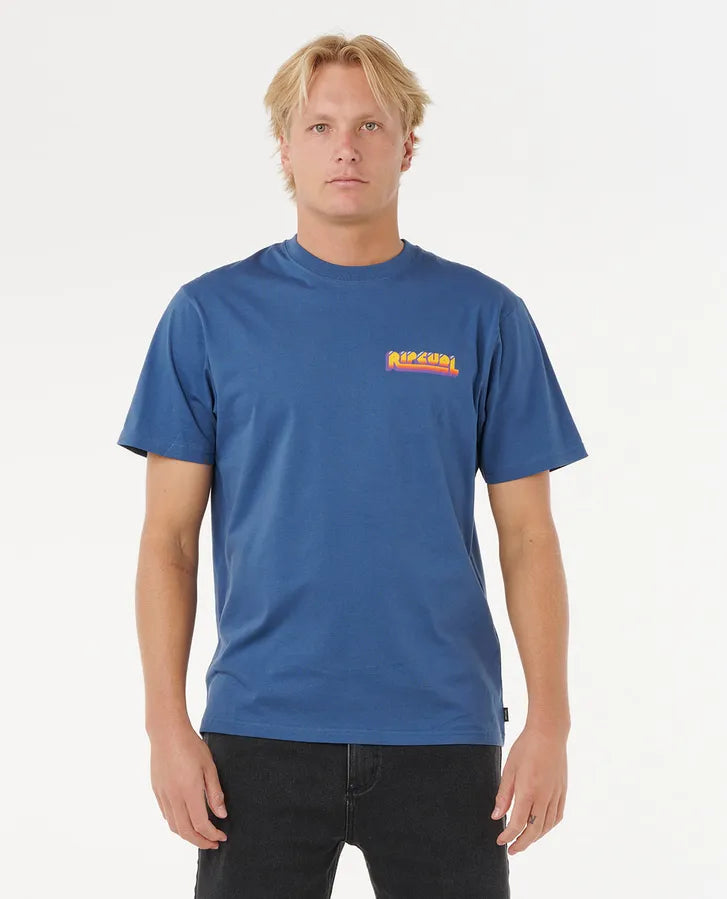 Rip Curl Surf Trip T-Shirt Blau