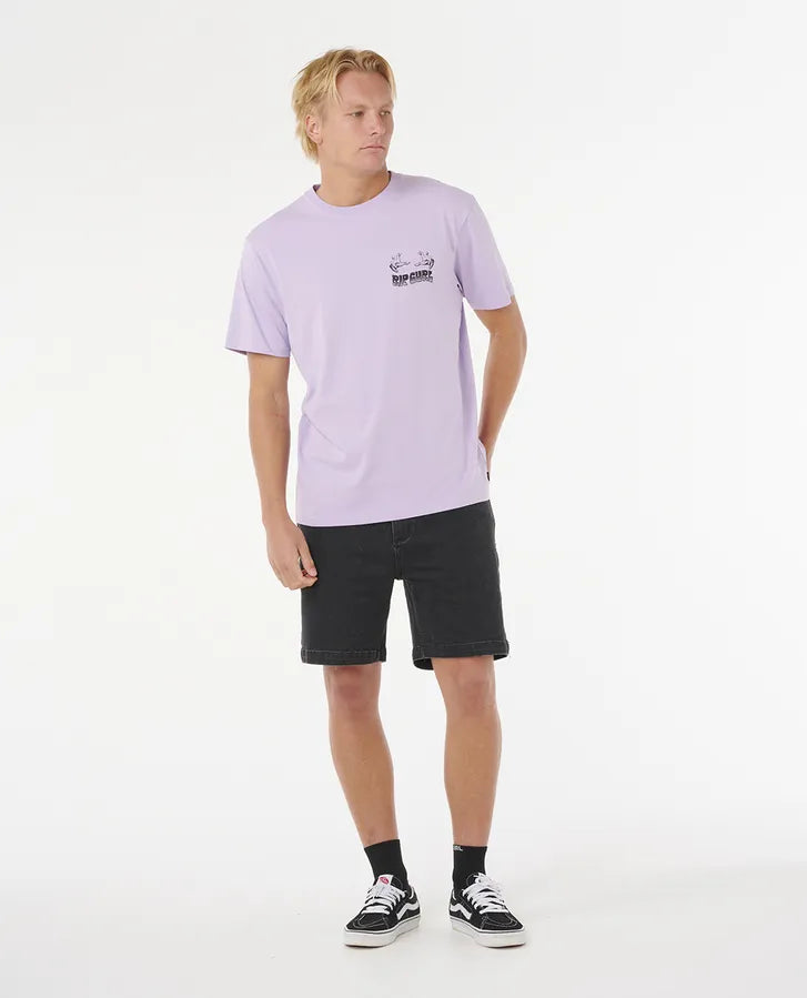 Rip Curl Surf Trip T-Shirt Lila