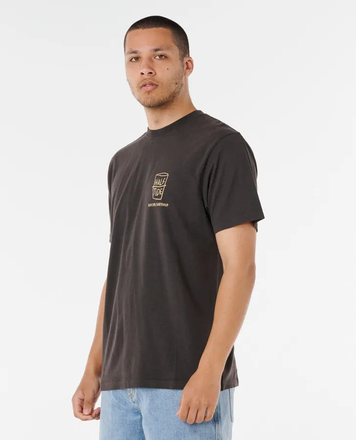 Rip Curl Shaper Address T-Shirt Braun