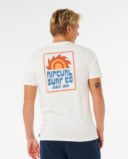 Rip Curl Pacific Rinse Sunrise Tee Bone