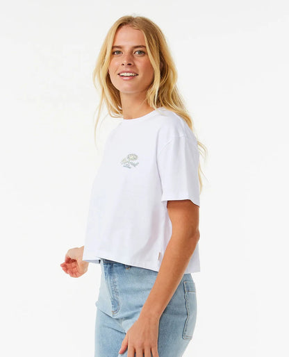 Rip Curl Rolling Curl Crop T-Shirt