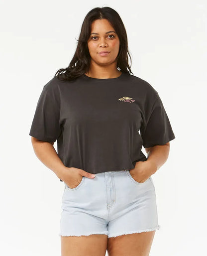 Rip Curl Rolling Curl Crop T-Shirt