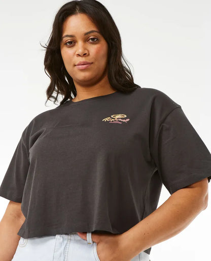 Rip Curl Rolling Curl Crop T-Shirt