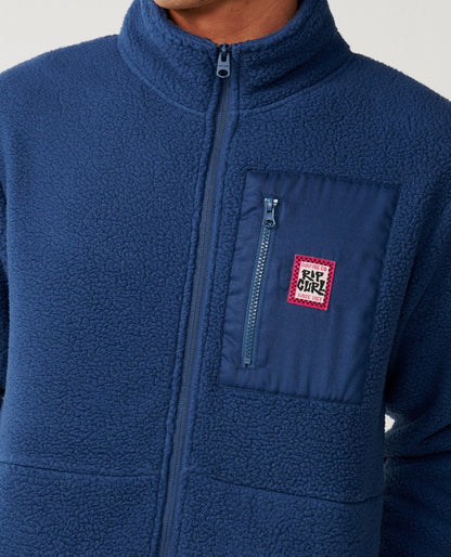RipCurl Streamline Big Bear Polar Fleece Jacket Navy