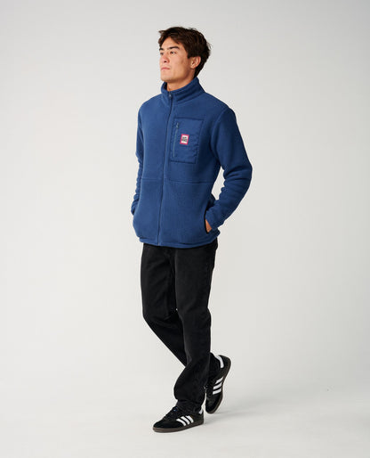 RipCurl Streamline Big Bear Polar Fleece Jacket Navy