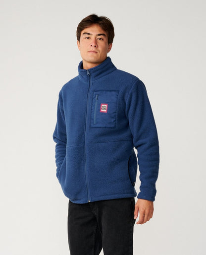 RipCurl Streamline Big Bear Polar Fleece Jacket Navy