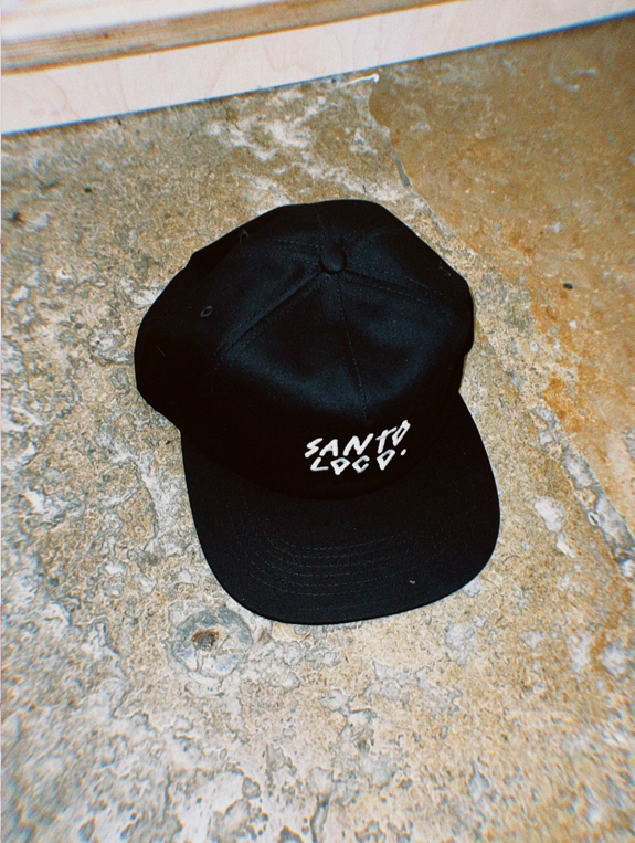 SantoLoco 6 Panel Cap Black