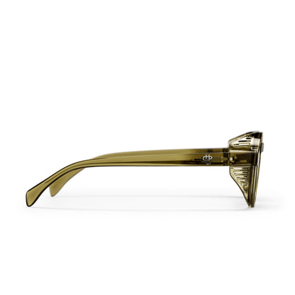 CHPO Rille Sunglasses Mustard Moss Green