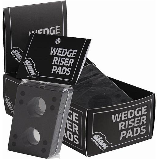 Almofadas de elevação Slant Wedge pretas