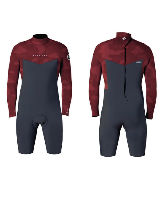 Rip Curl Boys Dawn Patrol 2/2 Back Zip Wetsuit