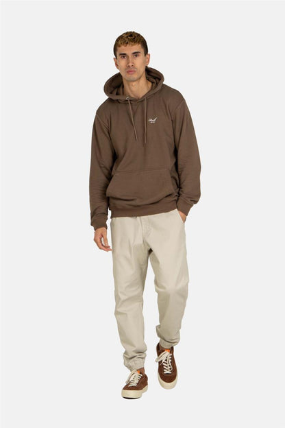 Reell Staple Terry Hoodie Shroom Brown