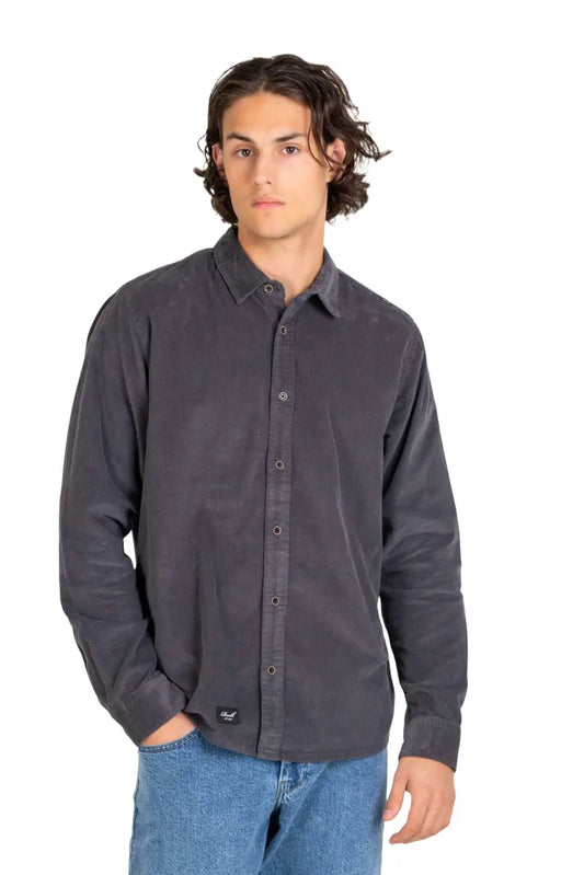 Reell Strike Hemd Dunkelgrau