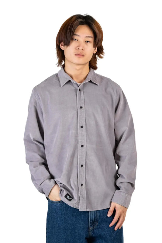 Reell Strike Hemd Grau/Lila