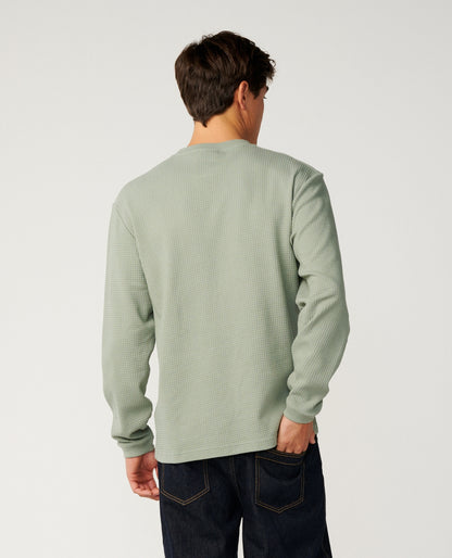 Rip Curl Premium Surf Waffle L/S Sage